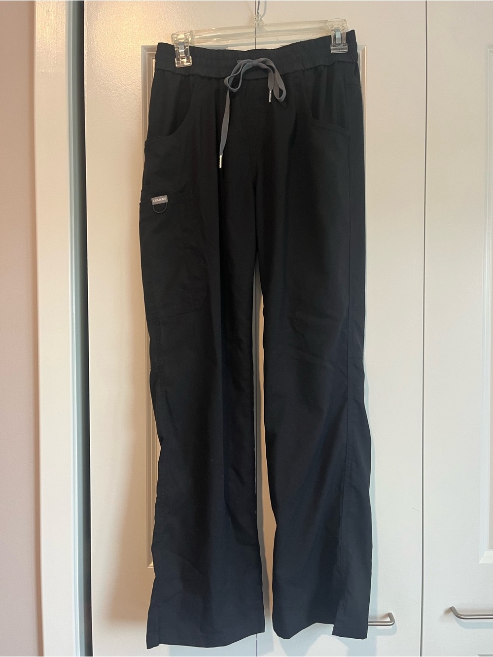 Women’s Black Drawstring Scrub Pants